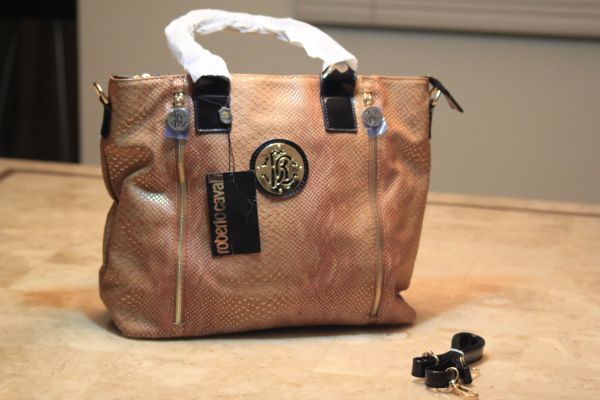 Bolsa Roberto Cavalli - Couro - Linda!