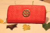 Carteira em Couro Vermelho - Tory Burch