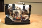 Bolsa Paul Smith London - Couro PU / Lona - Linda!